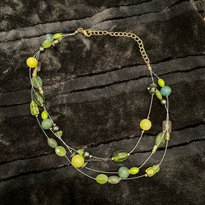 Chico’s emerald green necklace!